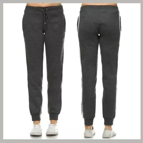 🔥 Women’s Striped Jogger Pants – Soft Casual Lounge Pants with Pockets - Picture 3 of 7